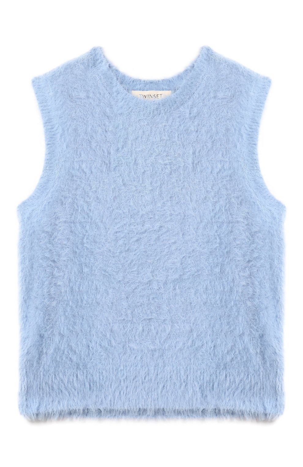 Комплект из кардигана и жилета TWINSET голубого цвета по цене 16950 руб., арт. 242GJ3211, фото 5 Комплект из кардигана и жилета TWINSET, арт. 242GJ3211, фото 5