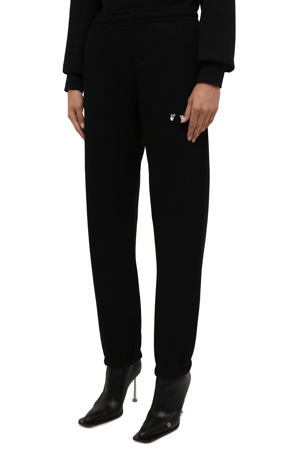 Хлопковые джоггеры OFF-WHITE, арт. 0WCH006F21JER001, фото 3