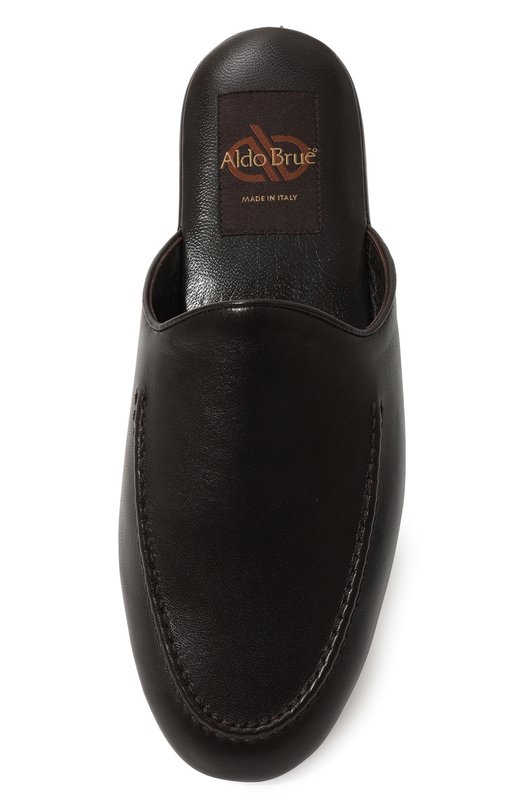 Кожаные домашние туфли Aldo Brue PCU.1107-NL Коричневый  PCU.1107-NL Фото 6