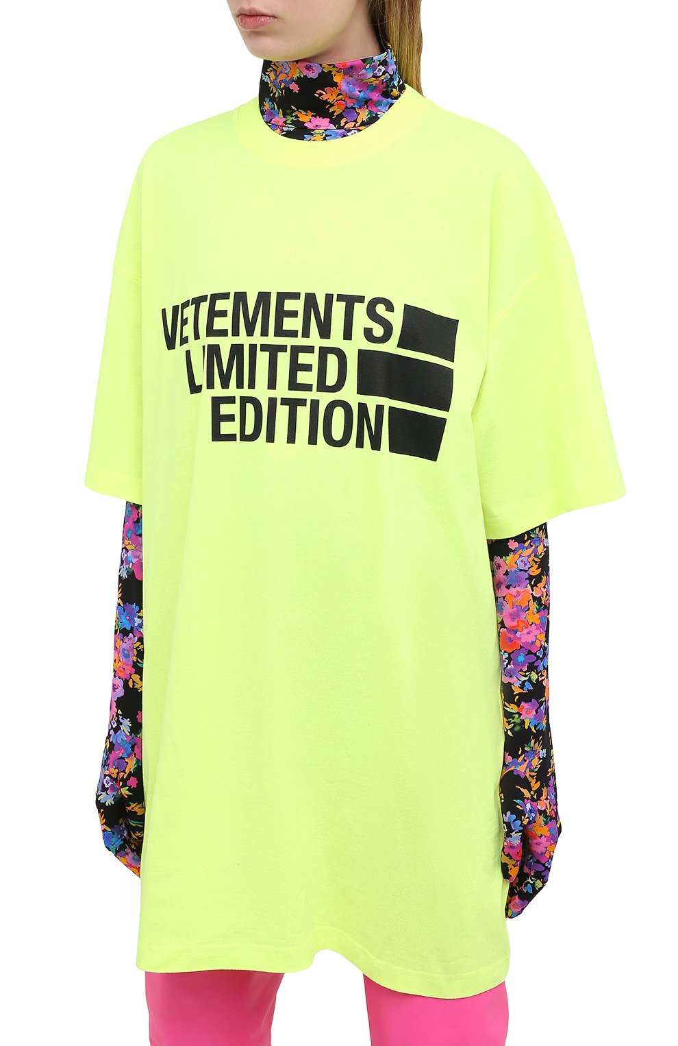 Хлопковая футболка VETEMENTS, арт. UE51TR810Y 1611/W, фото 3