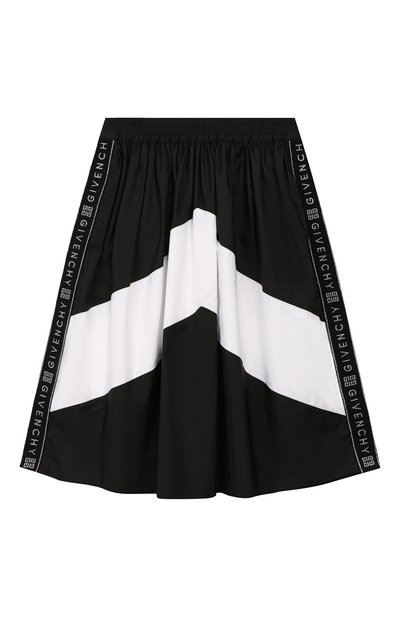 Юбка GIVENCHY черно-белого цвета по цене 23150 руб., арт. H13029, фото 1 Юбка GIVENCHY, арт. H13029, фото 1