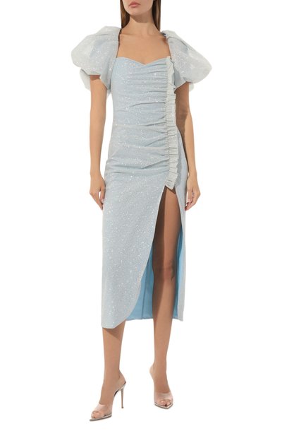 Платье SASHA KIM голубого цвета по цене 49000 руб., арт. УТ-00001160, фото 2 Платье SASHA KIM, арт. УТ-00001160, фото 2