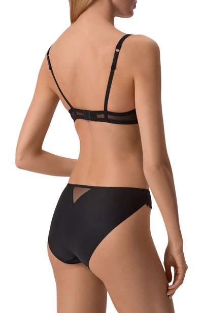 Трусы-бразилиана AUBADE черного цвета по цене 11200 руб., арт. 6B22, фото 3 Трусы-бразилиана AUBADE, арт. 6B22, фото 3