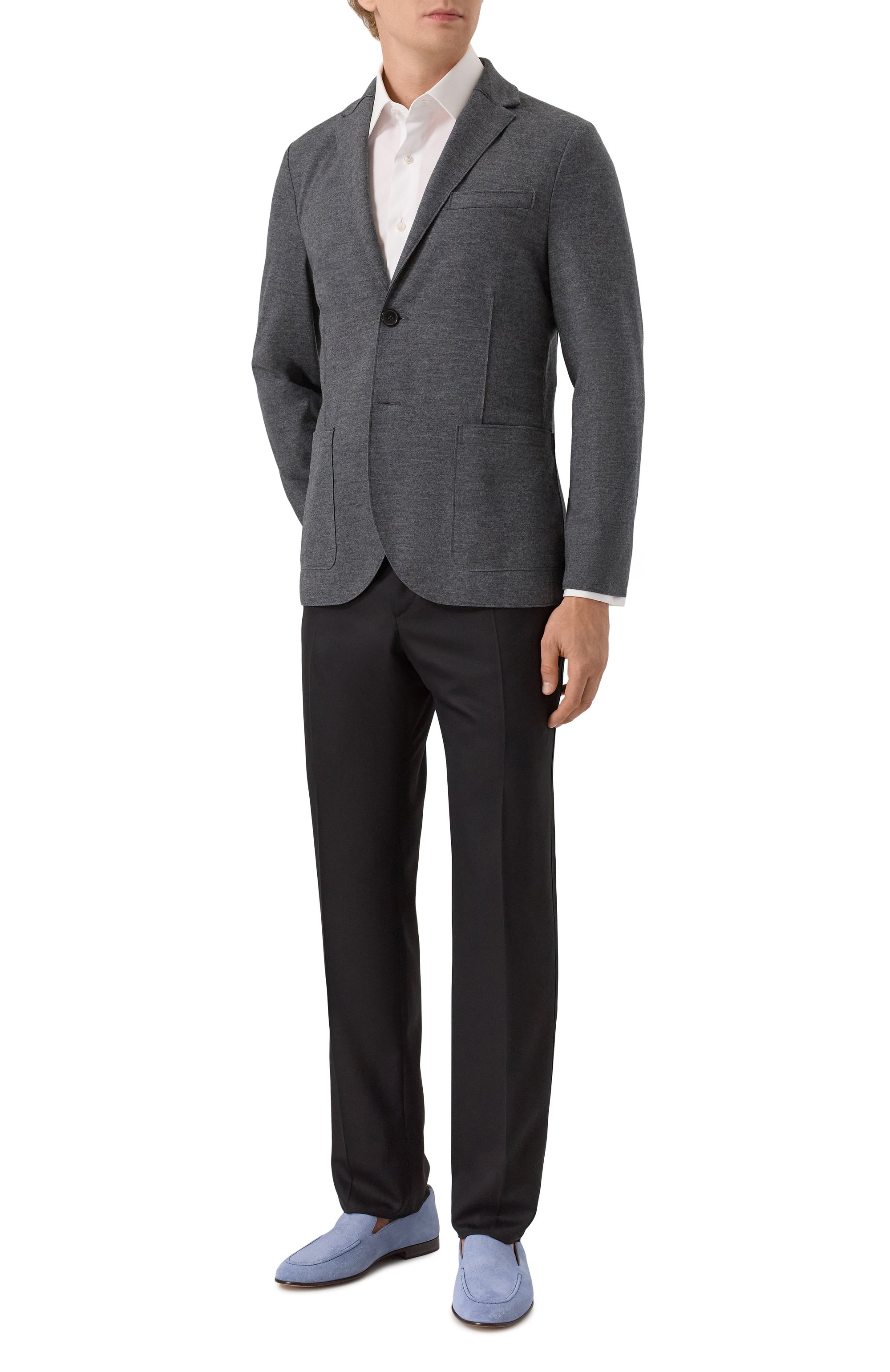 Замшевые лоферы dg classic DOLCE & GABBANA, арт. A50716/AT441, фото 2