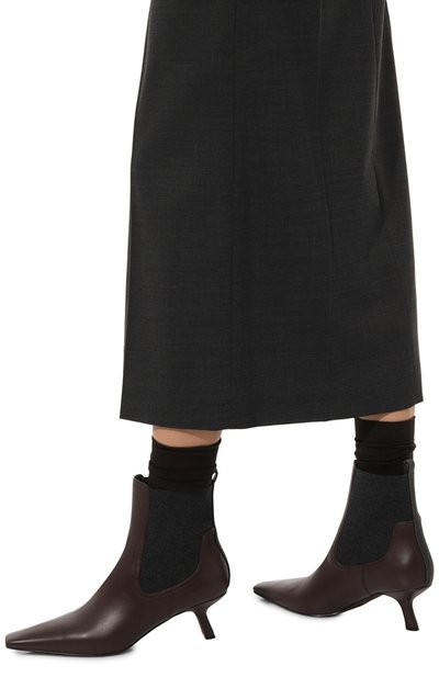 Кожаные ботильоны BRUNELLO CUCINELLI, арт. MZSKC2771P, фото 3