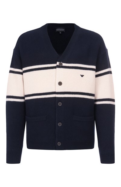 Мужской шерстяной кардиган EMPORIO ARMANI, арт. EM002310/AF19440
