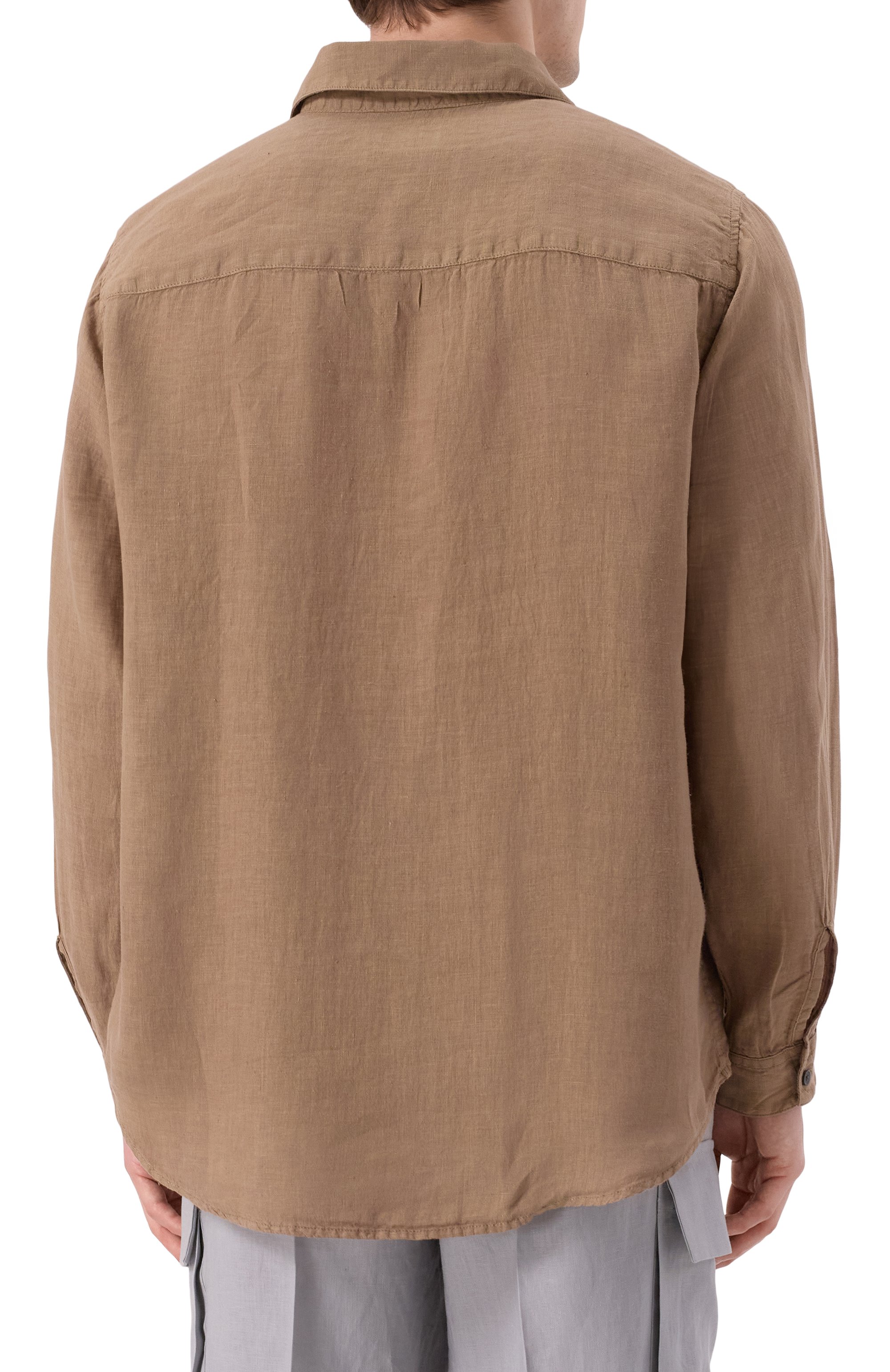 Льняная рубашка DIESEL, арт. A16694/0TJAL, фото 4