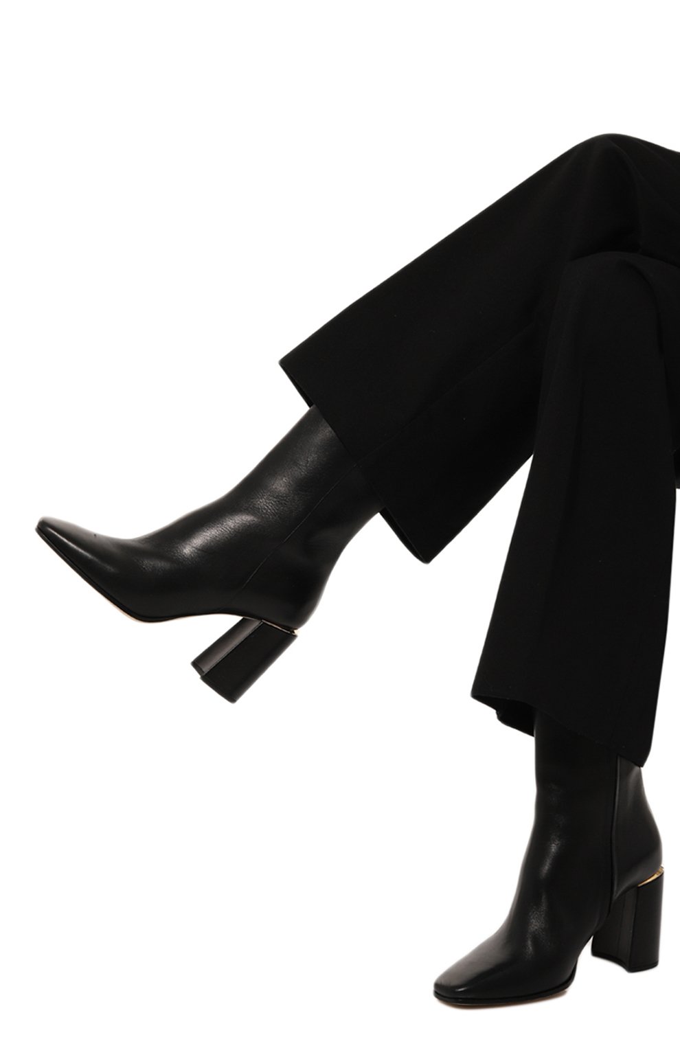 Кожаные ботильоны loren ab 85 JIMMY CHOO, арт. L0REN AB 85/LTC, фото 3