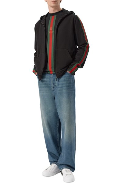 Толстовка из шелка и хлопка GUCCI, арт. 872244/XJH0N, фото 2
