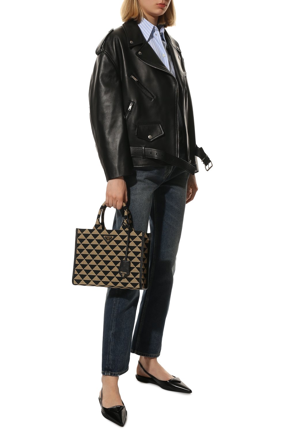 Сумка-тоут symbole small PRADA, арт. 1BA354-2FKL-F0Y30-OOO, фото 7