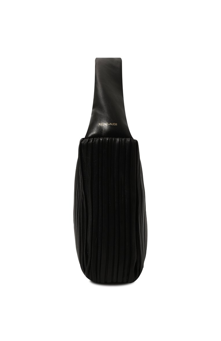 Женская сумка flyer FRENZLAUER черного цвета, арт. AQ37 | Фото 4 (Размер: medium; Материал: Натуральная кожа; Материал сплава: Проставлено; Драгоценные камни: Проставлено)