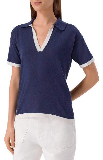 Поло из шелка и хлопка MVST, арт. WS61-612MU, фото 3