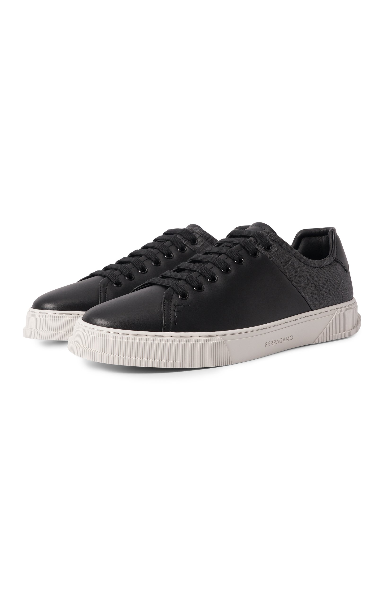 Комбинированные кеды clayton FERRAGAMO, арт. 029795/780843, фото 1