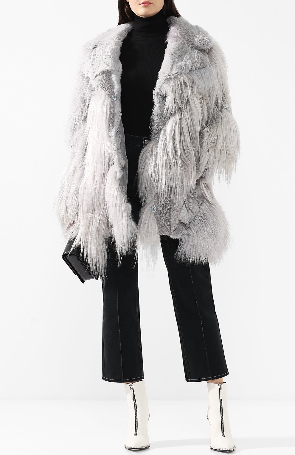 Меховое пальто из овчины DROME, арт. DPD5519P/D1348, фото 2