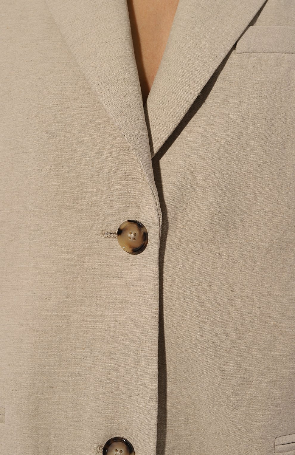 Жакет изо льна и хлопка TOTEME, арт. 243-WRZ869-FB0196, фото 5