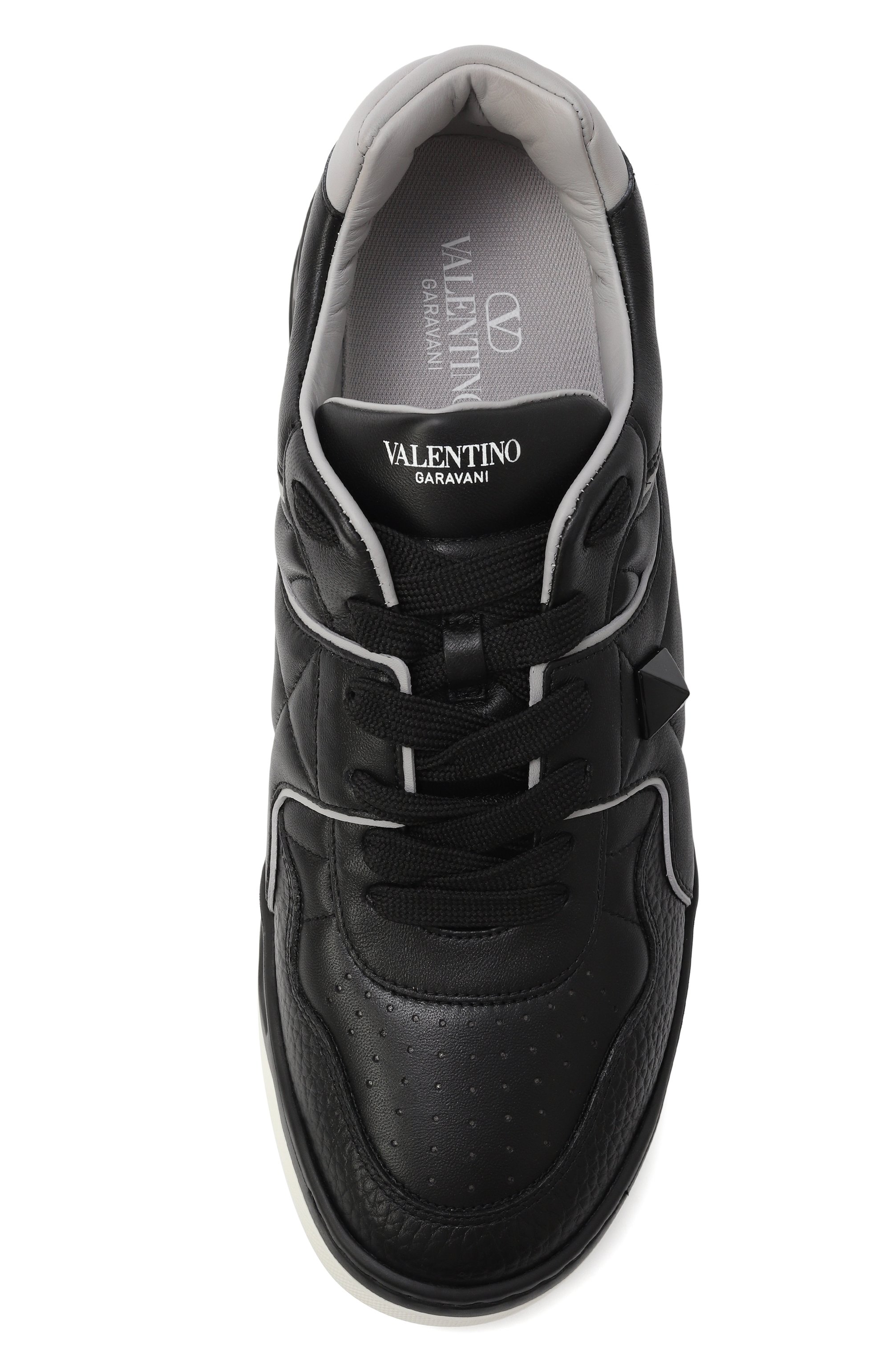 Кожаные кеды one stud VALENTINO, арт. 7Y2S0E71/NWN, фото 6