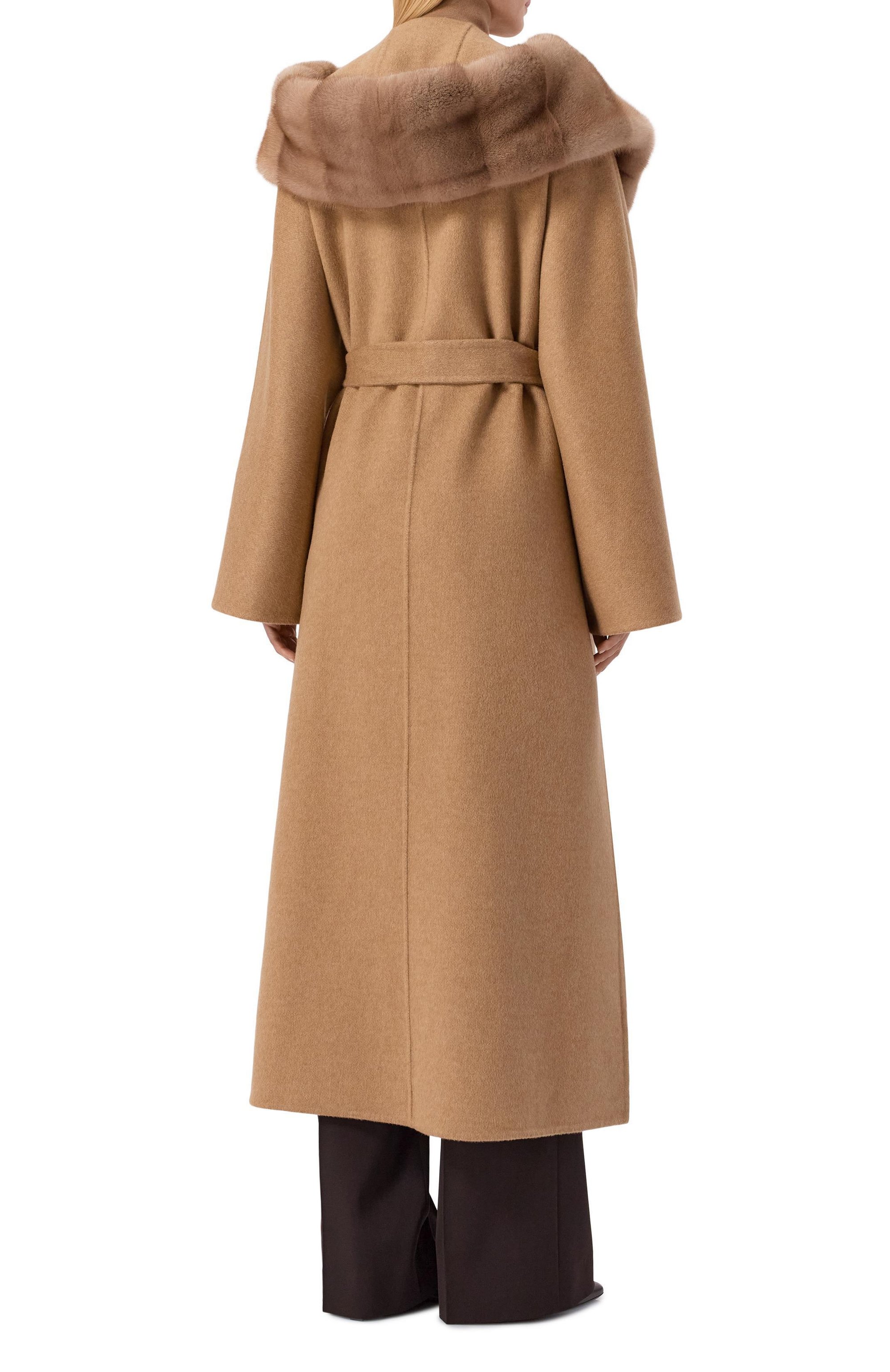 Кашемировое пальто с отделкой из норки MVST, арт. FTBPL-Y612V, фото 4