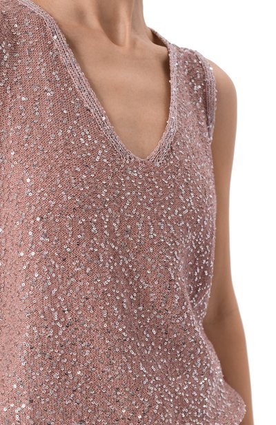 Топ с отделкой пайетками WEEKEND MAX MARA, арт. WKDTEMP0, фото 5