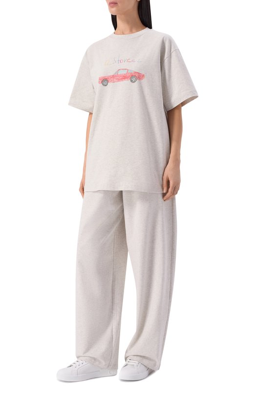 Хлопковые брюки 12 STOREEZ 136654 Серый  136654 Фото 2