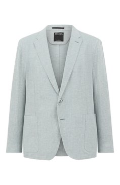 Пиджак изо льна и шерсти ZEGNA, арт. 549532A5/1DJSS08, фото 1