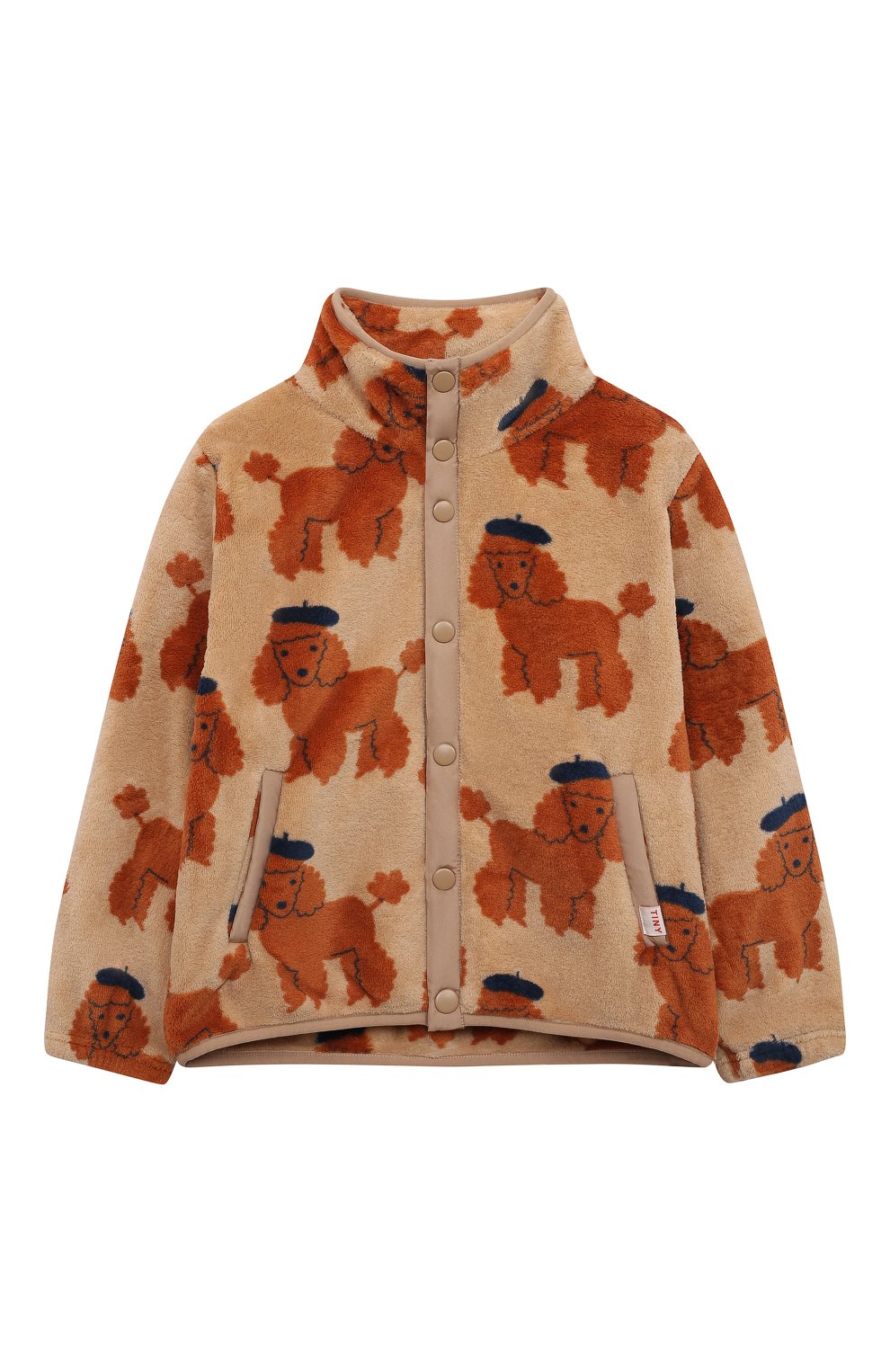 Куртка TINYCOTTONS коричневого цвета по цене 18290 руб., арт. AW23-212, фото 1 Куртка TINYCOTTONS, арт. AW23-212, фото 1