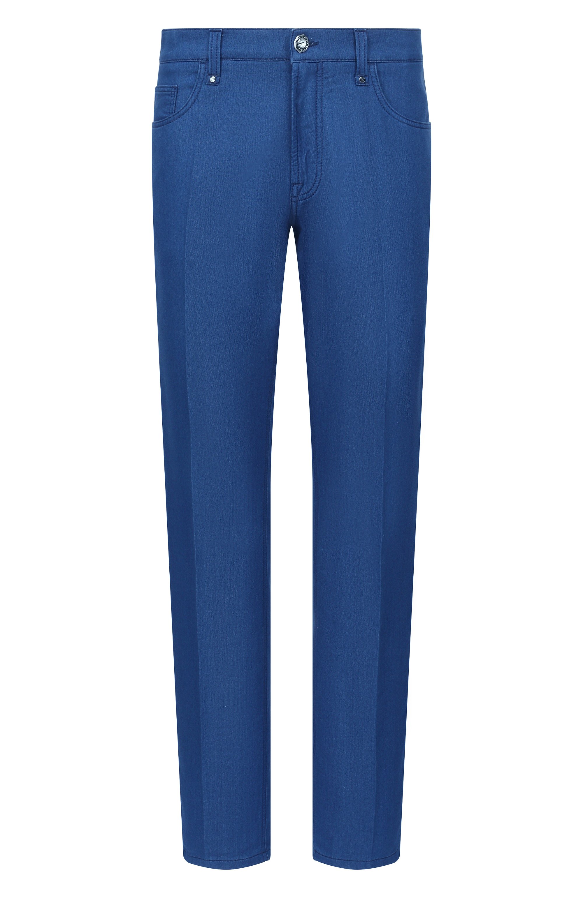 Джинсы STEFANO RICCI синего цвета по цене 158500 руб., арт. MFT62R1250/TR149L, фото 1 Джинсы STEFANO RICCI, арт. MFT62R1250/TR149L, фото 1