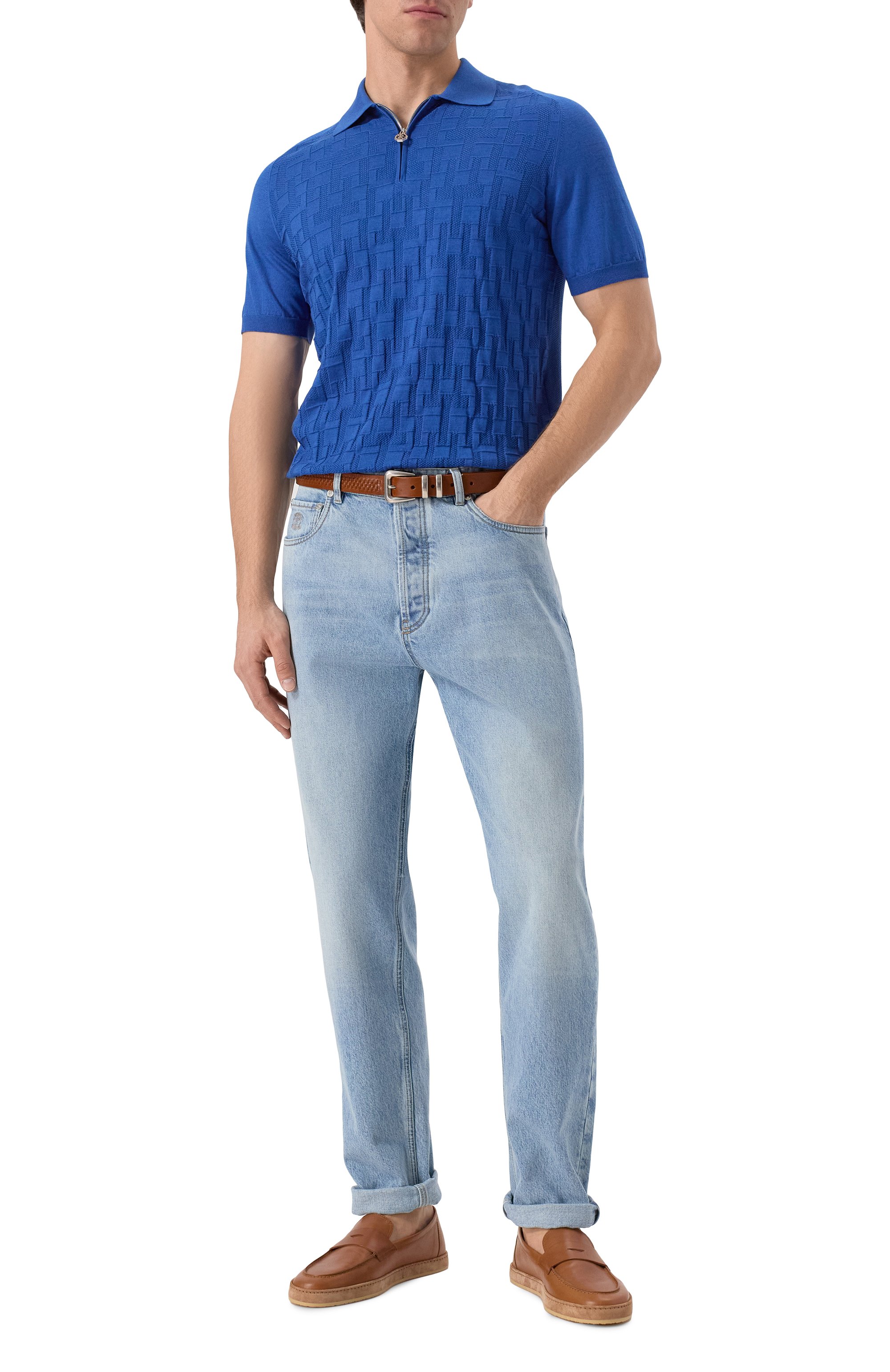 Кожаные пенни-лоферы BRUNELLO CUCINELLI, арт. MZUET0S725, фото 2