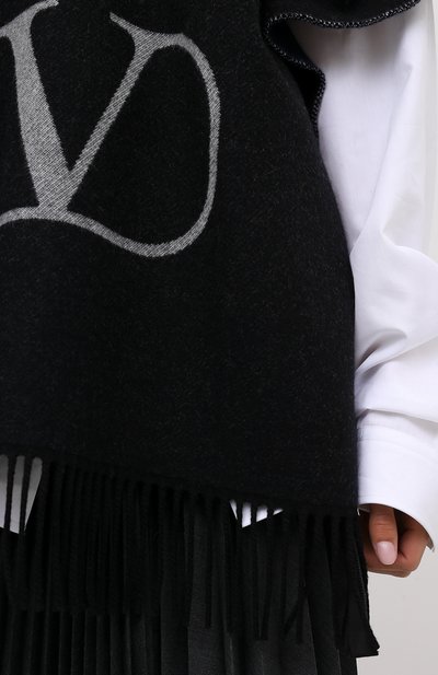 Пончо из кашемира и шерсти VALENTINO, арт. UW2EA018/LWP, фото 5