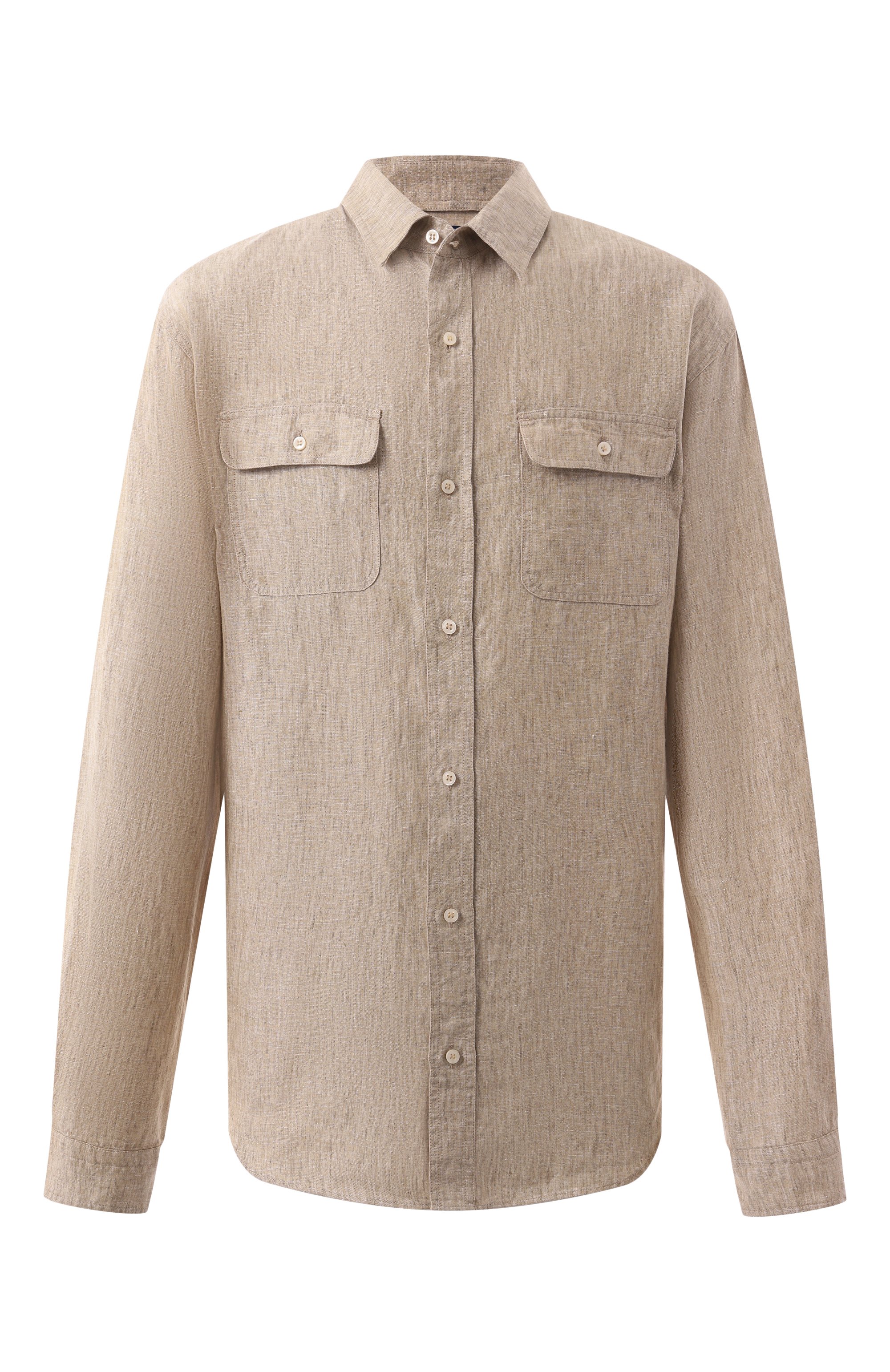 Льняная рубашка PAUL&SHARK, арт. 25413252/M, фото 1