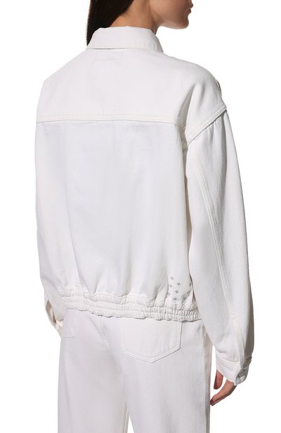 Джинсовая куртка KSUBI белого цвета по цене 39200 руб., арт. 5000007408, фото 4 Джинсовая куртка KSUBI, арт. 5000007408, фото 4