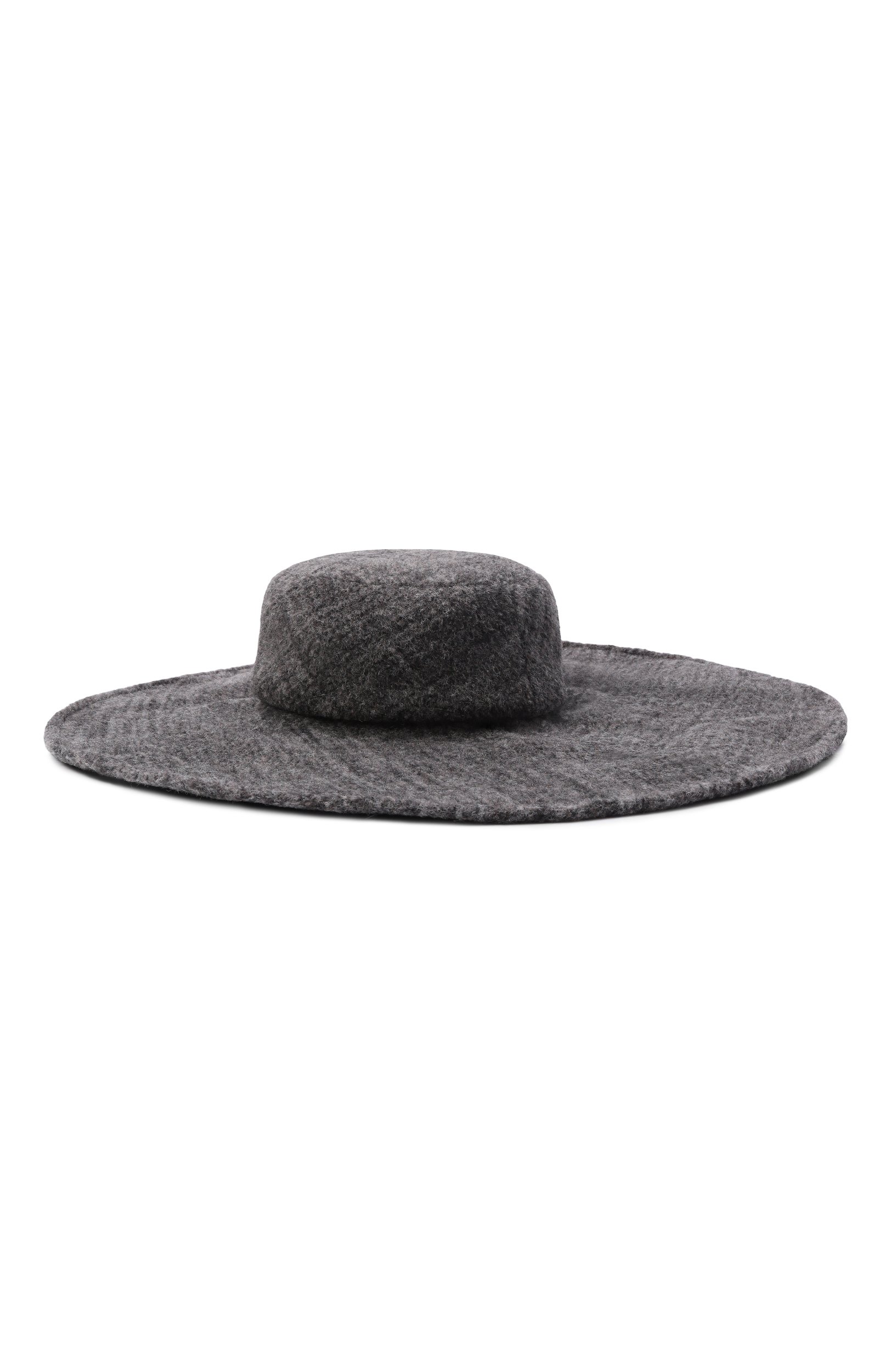 Шерстяная шляпа GIORGIO ARMANI темно-серого цвета по цене 243500 руб., арт. GW004162/TE23042, фото 2 Шерстяная шляпа GIORGIO ARMANI, арт. GW004162/TE23042, фото 2