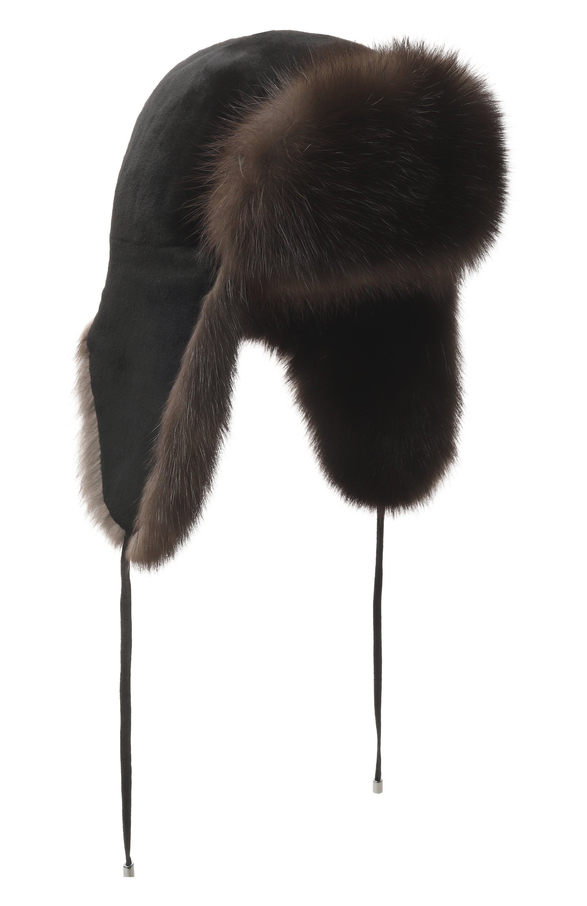 Шапка-ушанка с мехом норки и соболя VICTORIA KUSENKOVA, арт. 321513504241, фото 1