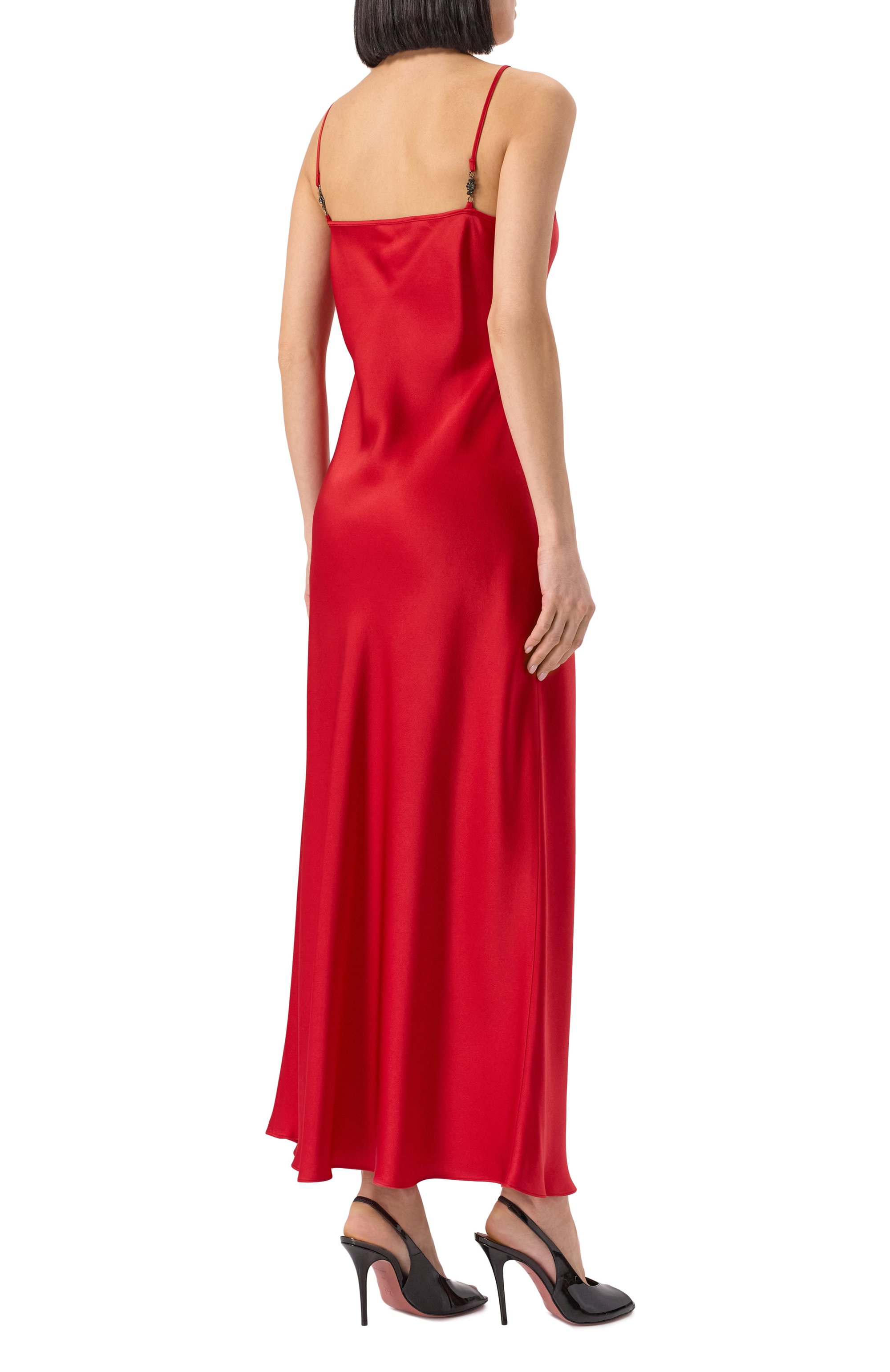 Атласное платье MAX MARA STUDIO, арт. RIVE, фото 4