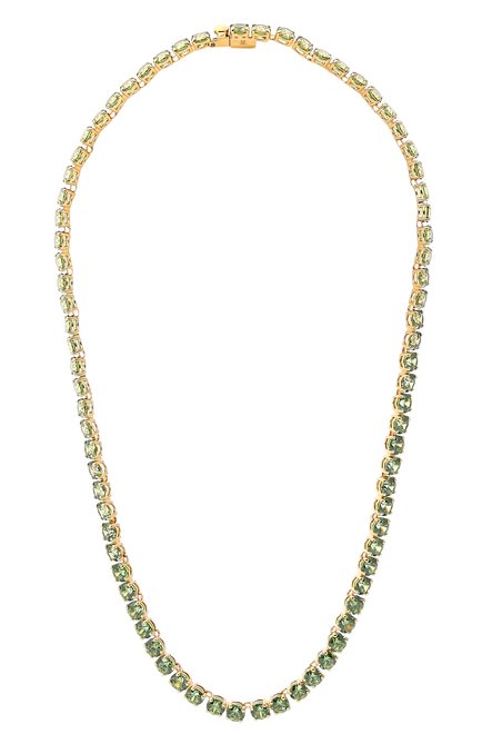 Женское колье matrix SWAROVSKI зеленого цвета, арт. 5661189 | Фото 1 (Материал: Металл, Кристаллы; Нос: Не проставлено; Материал сплава: Проставлено)