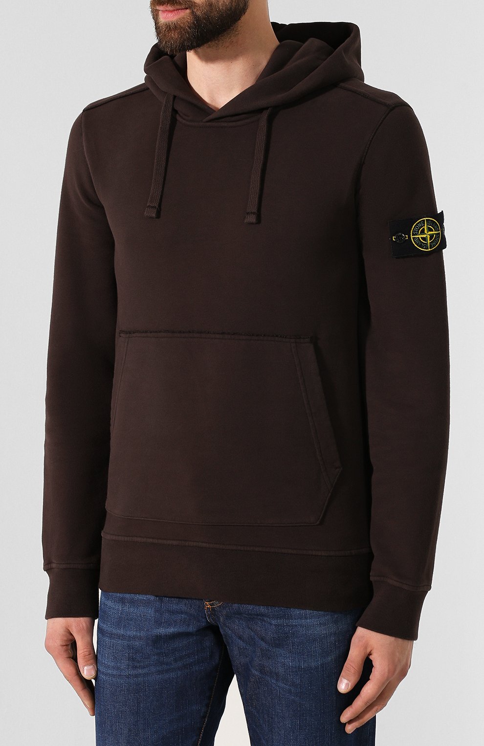 Хлопковое худи STONE ISLAND, арт. 711562820, фото 3