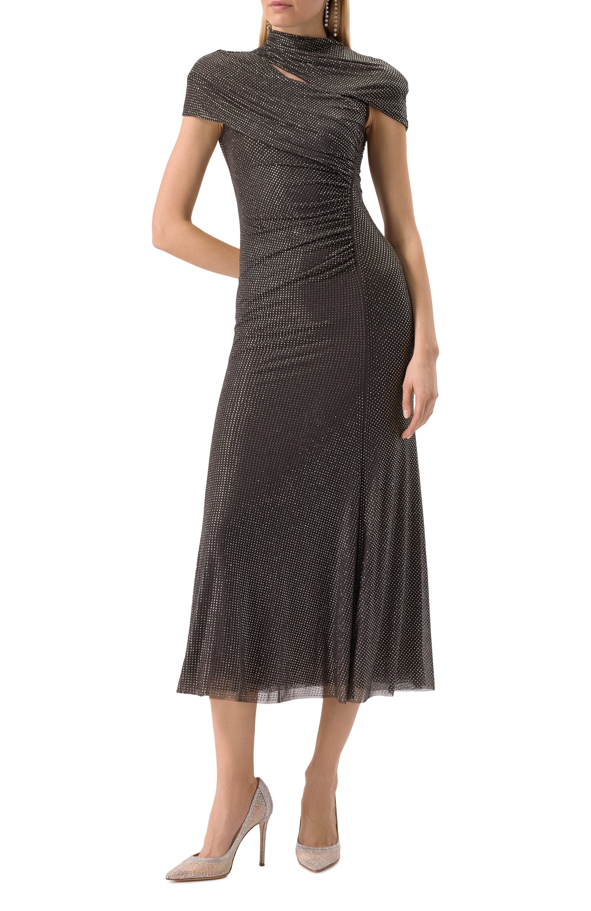 Комбинированные туфли rania GIANVITO ROSSI, арт. G20130.15RIC.B0RSINU, фото 2