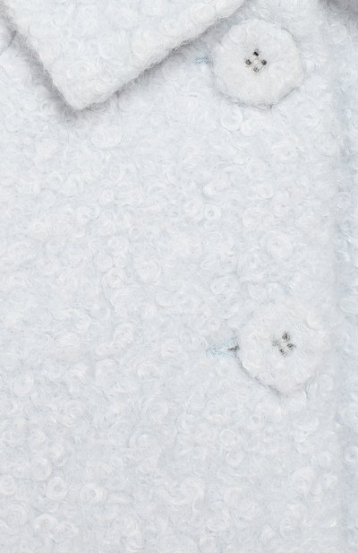 Пальто MONNALISA голубого цвета по цене 31910 руб., арт. 194103R6, фото 3 Пальто MONNALISA, арт. 194103R6, фото 3