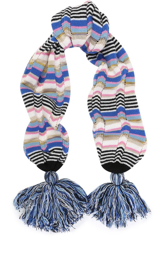 

Шарф с принтом Missoni, Синий