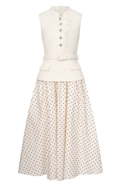 Женское комбинированное платье SELF-PORTRAIT, арт. SS26031MC