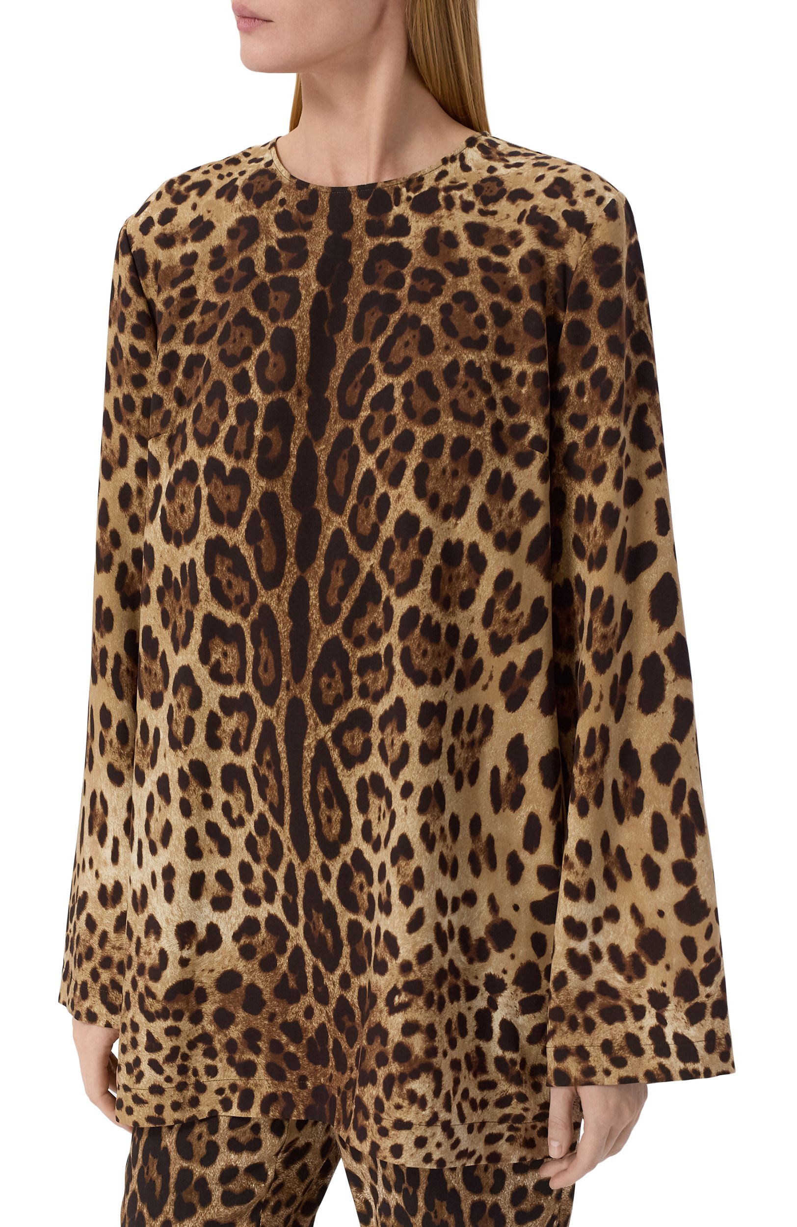 Шелковая блузка DOLCE & GABBANA, арт. F7BK8T/FSADD, фото 3