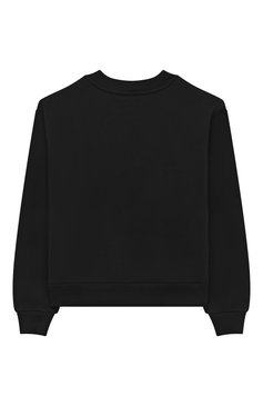 Детский хлопковый свитшот DOLCE & GABBANA черного цвета, арт. L4JWHZ/G7KU6/2-6 | Фото 2 (Материал внешний: Хлопок; Материал сплава: Проставлено; Драгоценные камни: Проставлено; Рукава: Длинные; Мальчики Кросс-КТ: Свитшот-одежда)