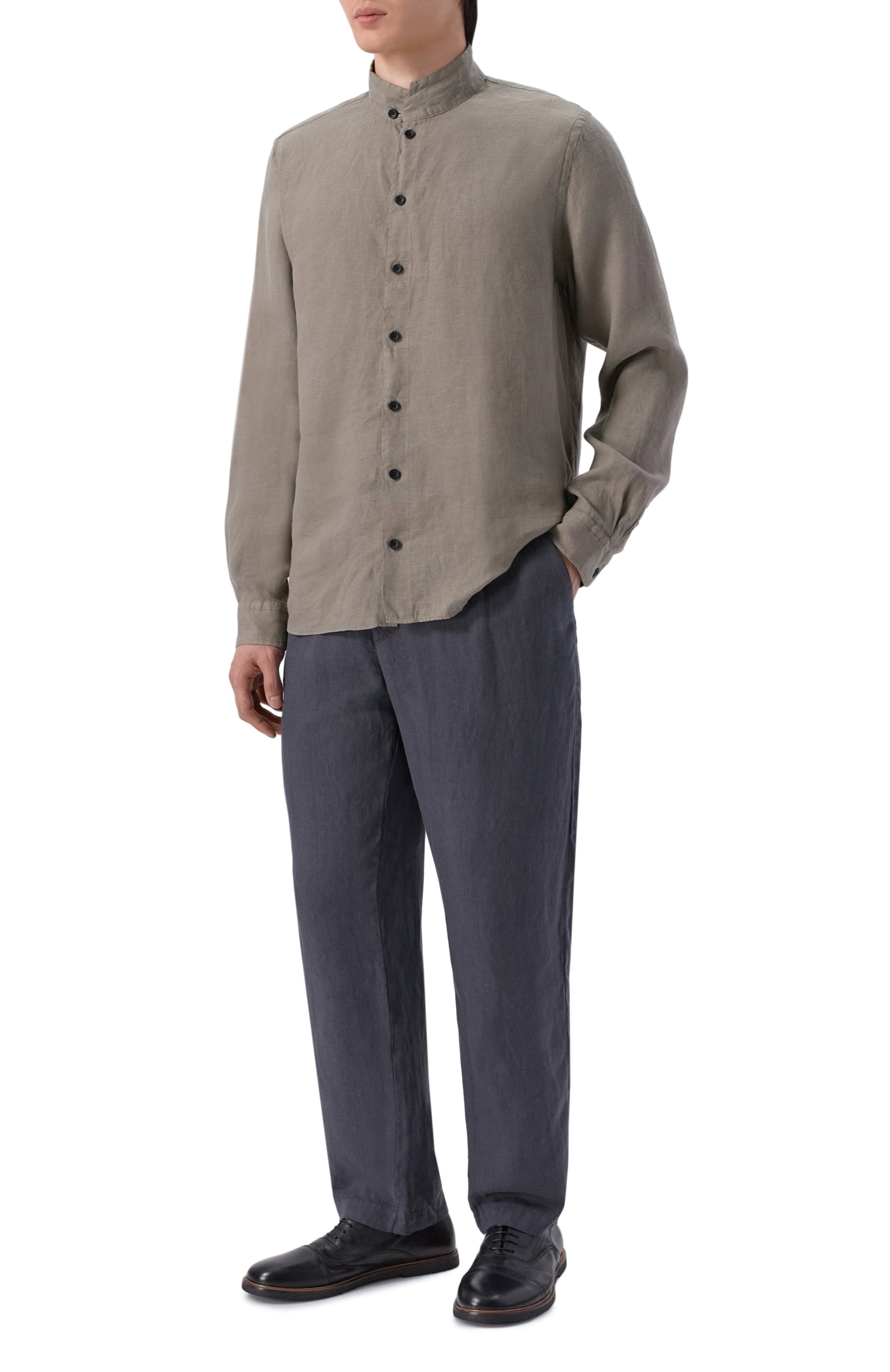 Льняные брюки HANNES ROETHER, арт. PA21DRE.602, фото 2