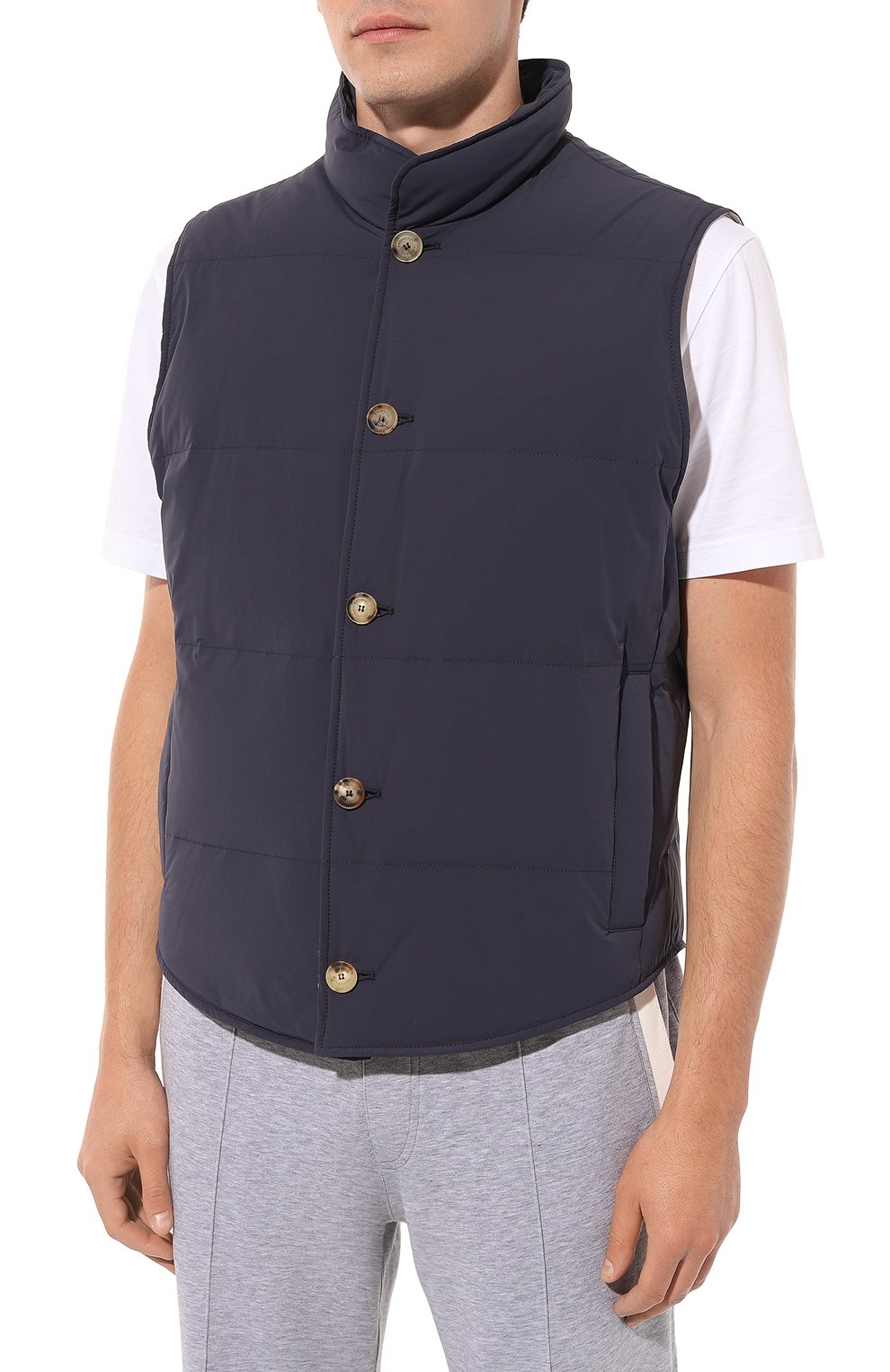 Пуховый жилет BRUNELLO CUCINELLI, арт. MM4031852, фото 3