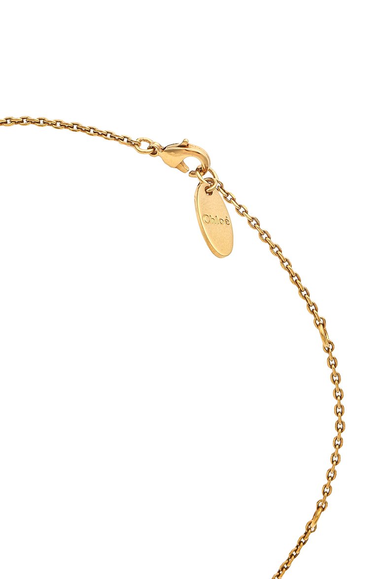 Женская подвеска на цепочке alphabet o CHLOÉ золотого цвета, арт. CHC21UF020CB8 | Фото 3 (Материал: Металл; Нос: Не проставлено; Региональные ограничения белый список (Axapta Mercury): Не проставлено)