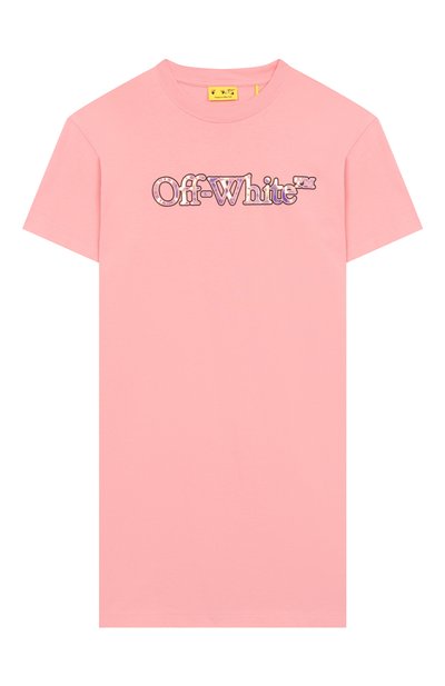 Хлопковое платье OFF-WHITE, арт. 0GDB030S25JER001/4-12