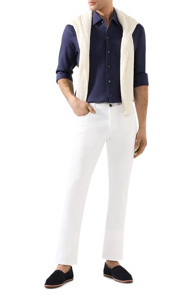 Льняная рубашка LORO PIANA, арт. FAF2545, фото 2