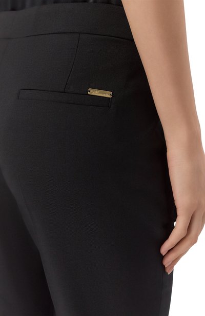 Брюки BLUMARINE черного цвета по цене 46600 руб., арт. RF6006/T903A, фото 5 Брюки BLUMARINE, арт. RF6006/T903A, фото 5