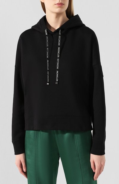 Хлопковое худи MONCLER, арт. E2-093-80892-00-V8037, фото 3