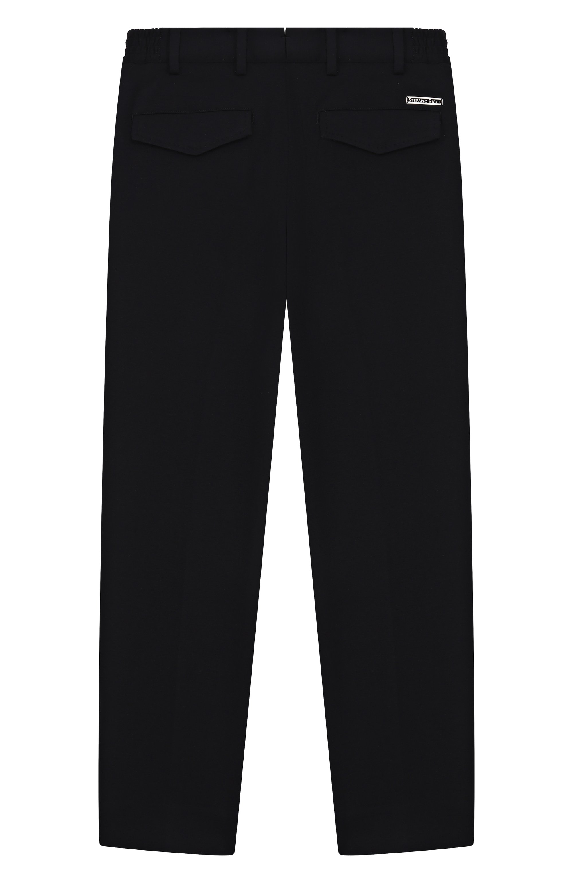 Шерстяные брюки STEFANO RICCI JUNIOR темно-синего цвета по цене 96350 руб., арт. Y1T4300093/WEA01R, фото 2 Шерстяные брюки STEFANO RICCI JUNIOR, арт. Y1T4300093/WEA01R, фото 2