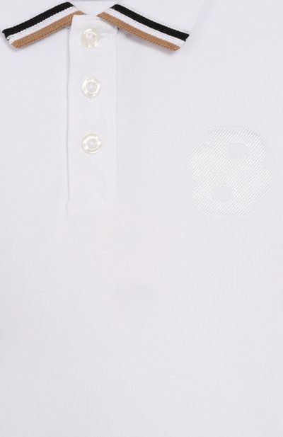 Хлопковое поло BOSS, арт. J51170/6A-12A, фото 3